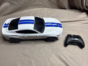 New Bright 61222W Remote Control Ford Shelby GT350 Blue & White RC Car Working - Picture 1 of 9