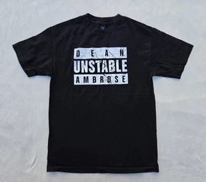 Camisa Dean Ambrose Para Hombre Mediana Negra WWE Auténtica Inestable - Imagen 1 de 9