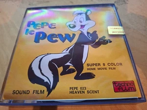 PEPE LE PEW - HEAVEN SCENT 1956 SUPER 8 COLOUR SOUND 200FT CINE FILM 8MM - Imagen 1 de 18