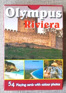 Maravillosas vistas desde Olympus Riviera Pieria baraja de cartas 54 completa - Imagen 1 de 7