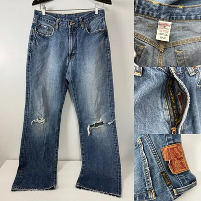 Lucky Brand Jeans Mens Sz 30 Dark Wash Vintage Straight Faded Casual Bootcut Y2K - Image 1 of 4