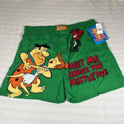 Calzoncillos boxer vintage The Flintstones para hombre M 32-34 ropa interior Navidad nuevos con etiquetas 2003 Foto 1 de 4