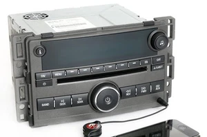 Chevy HHR 2006-2008 Gray Radio AM FM CD Player w Bluetooth Input 15299284 - Imagen 1 de 7