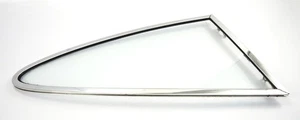 PORSCHE 911 912  Seitenscheibe hinten rechts SWB F G  Chromrahmen - Bild 1 von 5
