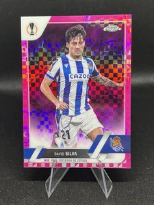 2022-23 Topps Chrome UEFA David Silva Pink Xfractor SP #/250 - Picture 1 of 3