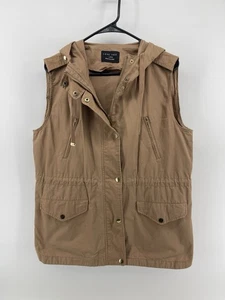 Love Tree Mujer Chaleco con Capucha Chaqueta Sin Mangas Talla Grande Beige Tostado Bolsillo Carga - Imagen 1 de 9