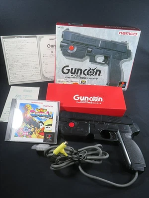 Guncon gunbarl sony playstation Japan gun controller PS1 game games JPN A1622 - Image 1 of 4