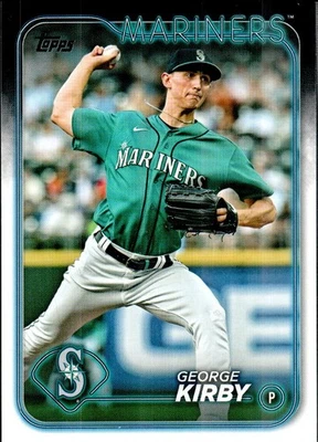 2024 Topps Series 1 #75 George Kirby Seattle Mariners - Image 1 of 2