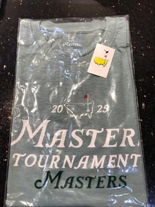 New 2025 Masters Tournament Augusta National Green T-Shirt Large - Picture 1 of 2