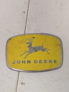Emblema medallón John Deere original vintage - Imagen 1 de 4