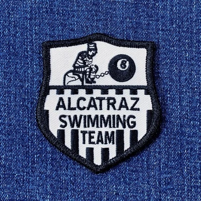 Alcatraz Swimming Team Patch - Embroidered San Francisco California Prison Badge - Image 1 of 2