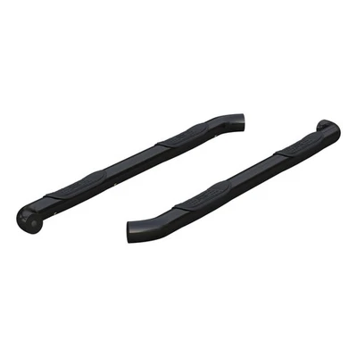 Aries 3in Round Black Nerf Bars For 2004-2024 Titan/ 2016-2024 Titan XD Crew Cab - Изображение 1 из 4