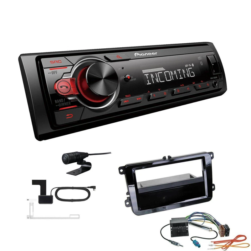 Pioneer Autoradio Bluetooth DAB USB für Volkswagen VW T5 Transporter ohne Canbus