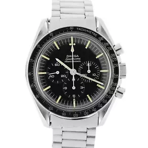 Reloj Omega Speedmaster Moonwatch 1968 vintage acero negro 42 mm 145,012-67 - Imagen 1 de 9