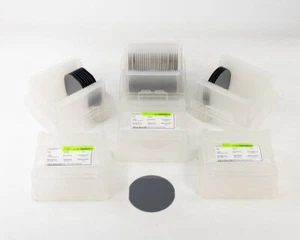 Silicon Quest International 4in 50 Polished Silicon Wafers 525+-25μm 320-480Ωcm - Picture 1 of 9