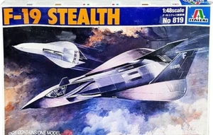 Italeri F-19 Stealth Fighter 1:48 Scale, Vintage 1983, Mint in Sealed Box! MISB! - Picture 1 of 3