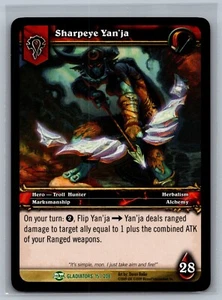 World of Warcraft TCG Sharpeye Yan'ja #15/208 WOW Blood of Gladiators - Picture 1 of 2
