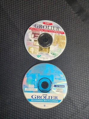 Grolier Multimedia Encycloppedia 97 And 98 CD-ROM Without Case  - Image 1 of 2