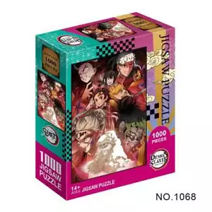 Anime Demon Slayer Jigsaw Puzzle 1000 Piece Challenging Intelligence Games Gift - Picture 1 of 5