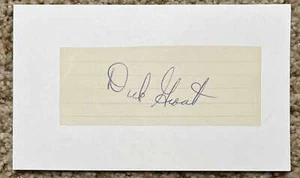 Dick Groat signed cut - Pirates Cardinals debut 1952 - Picture 1 of 1