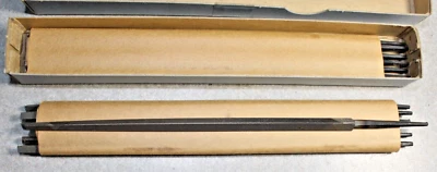(2) Nicholson 6" Extra Slim Files Taper DBL. Cut M.F. #15460 New - Image 1 of 4