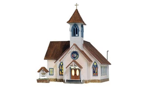 Woodland Scenics BR5041 HO Scale Community Church - Picture 1 of 24