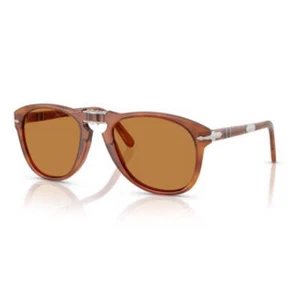 Sonnenbrille Persol 714 S-M 96/73 54 21 140 Light Havana Amber braune Gläser neu - Bild 1 von 8