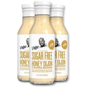 Sugar Free Keto Salad Dressing Bundle 3 Pack Honey Dijon Gluten Free 12oz - Picture 1 of 7