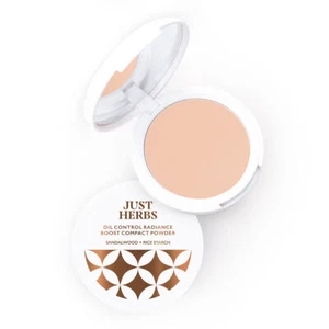 Just Herbs Oil Control Radiance Booster Age Defying Compact Powder - Multishades - Picture 1 of 16