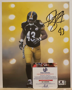 Troy Polamalu Pittsburgh Steelers Autographed 8x10 Photo Coa