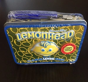 NEW -Collectible CANDY Advertising- LEMONHEAD -Mini Lunch Box Tin-SEALED VHTF - Picture 1 of 6