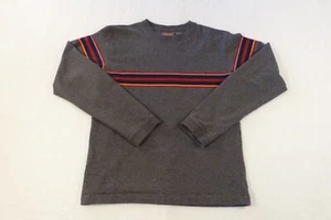 Urban Up Shirt Long Sleeve Skater Punk 90's Retro Gray Striped Size XL (18/20) - Picture 1 of 6