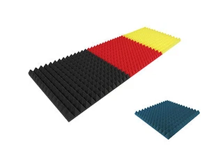 °°° Acoustic sound insulation foam pyramids new color made in germany °°° - Afbeelding 1 van 5