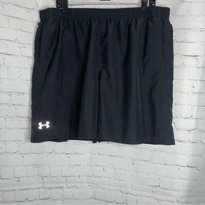 Under Armour Heat Gear Fitted Athletic Gym Shorts Black Men’s 2XL - Picture 1 of 6