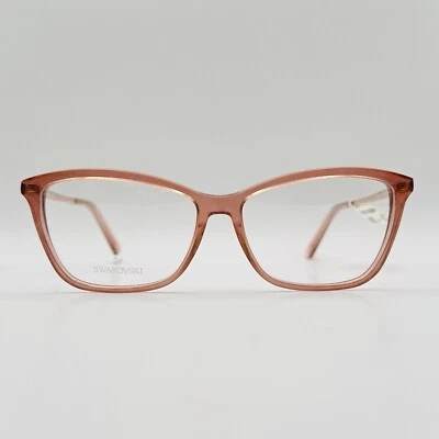 Gafas Swarovski Mujer Ovaladas Rosa Oro Rosa STRASS Mod. SK 5314 NUEVO Foto 1 de 4