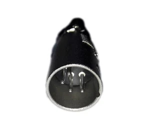 Microphone Connector Type Canon 4 Pole 250V 10A Zinc Die-Cast - Picture 1 of 1