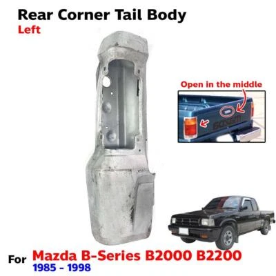 For Mazda B-Series B2000 B2200 Truck 1985-98 Rear Gate Tail Body Corner Left New Foto 1 de 4