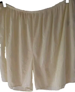 Comfort Choice Pink Lounge Pajama Shorts Silky Nylon Unisex Women's 2X 36-42" - Picture 1 of 4