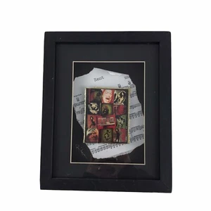 Rent The Musical Broadway Show Shadow Box Artwork Signed Je Heve 11 x 9" - Picture 1 of 5