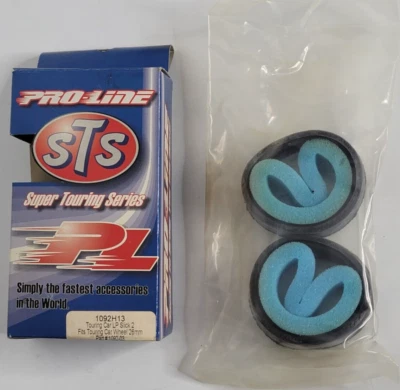 Proline STS Touring Car LP Slick 2 26mm Tires Wheels 1092H13 1092-03 RC Part NOS - Image 1 of 4