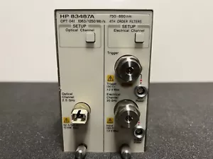 HP/AGILENT 83487A modulo plug-in ottico multimodale e 20 GHz, opt 041 - Foto 1 di 3