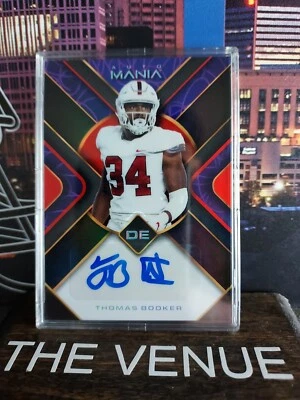2022 Wild Card Auto Mania - Thomas Booker RC Houston Texans Rookie - Standford - Image 1 of 2