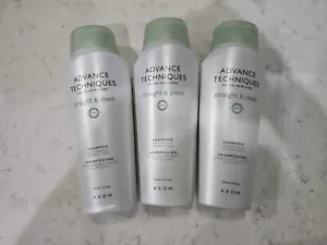 Lot Of 3 AVON Advance Techniques Daily Straight And Sleek Shampoo - Picture 1 of 3