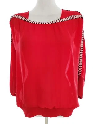 Silvian Heach  Größe M Rot Bluse Manche 3/4 - Bild 1 von 4