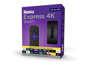 Roku 3940EU Express HD Streaming Media Player 4K - schwarz - brandneu verpackt - Bild 1 von 2