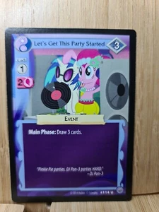 My Little Pony🏆2014 "Event" LETS GET THIS PARTY STARTED Trading Card🏆FREE POST - Picture 1 of 1