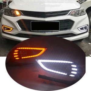 Front Fog lamp Assembly For Chevrolet Cruze 2016-2018 LED Driving Lights Pair - Picture 1 of 12