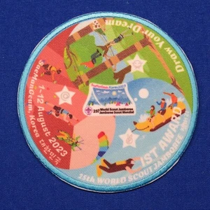 Parche Premio Boy Scout Corea 2023 25º Jamboree Scout Mundial IST con Pin 254C2 - Imagen 1 de 5