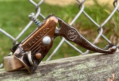 Polygon MX Brake Lever Right Old School Short GT Dyno Mongoose Redline Bronze - Image 1 of 4