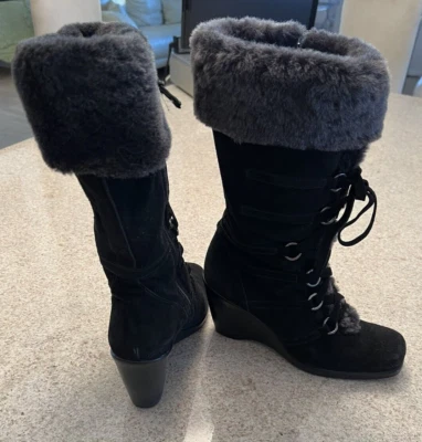 Botas de gamuza negras Stuart Weitzman Bearwear (6,5 M) Foto 1 de 4
